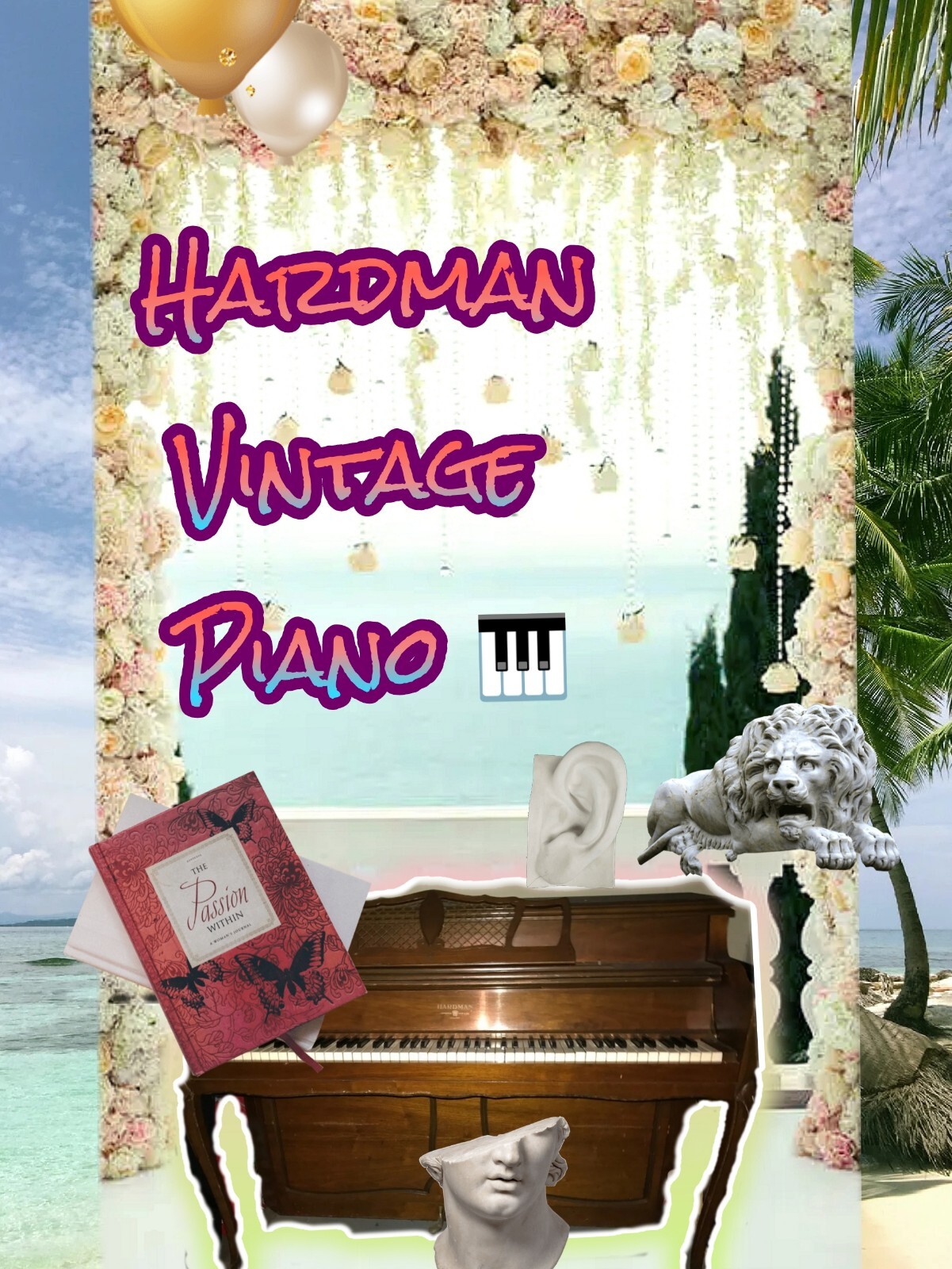 1960s Hardman Upright Piano - Mahogany Finish