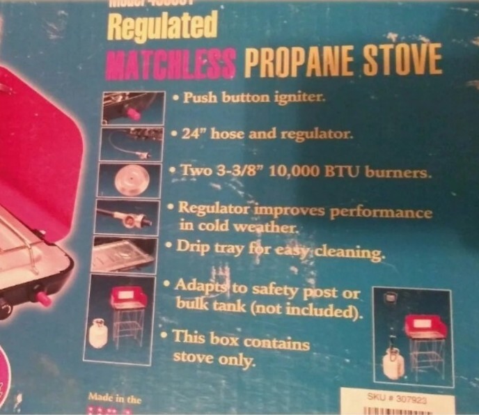 Century Matchless Propane Stove - 2 Burner Outdoor Unit - photo 3