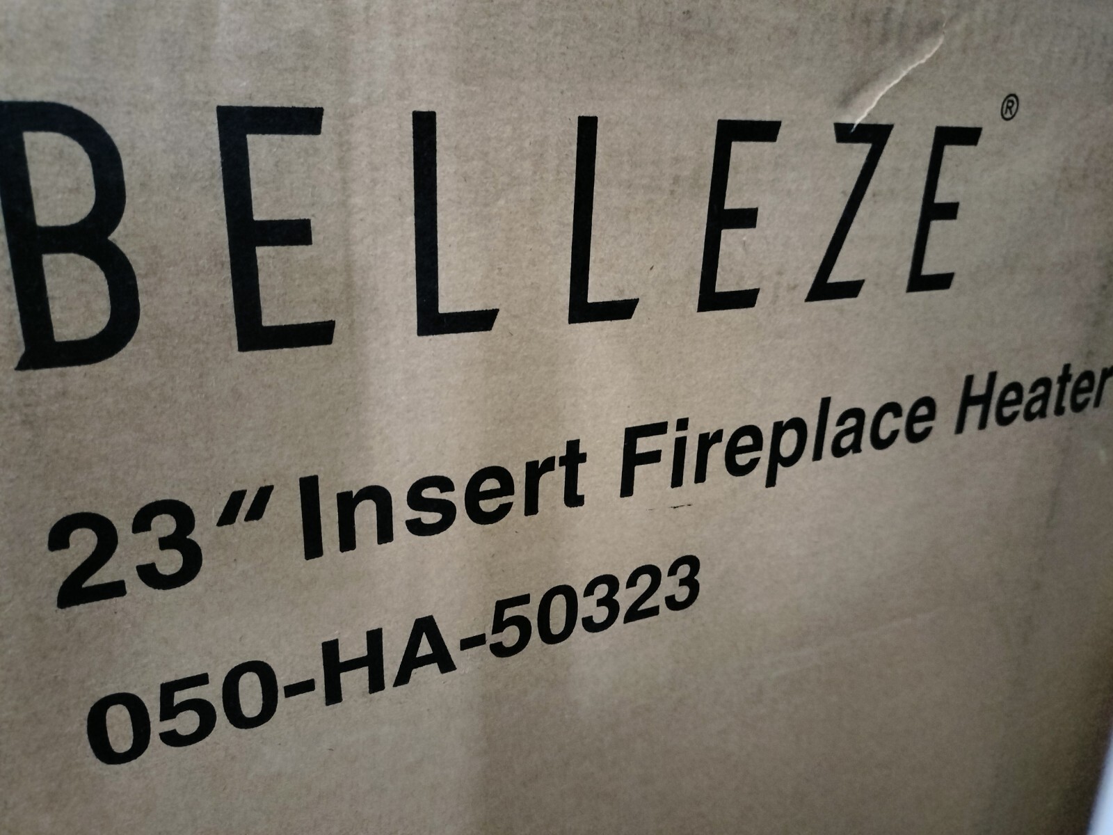 23" Electric Fireplace, Recessed/Wall Mounted, Remote