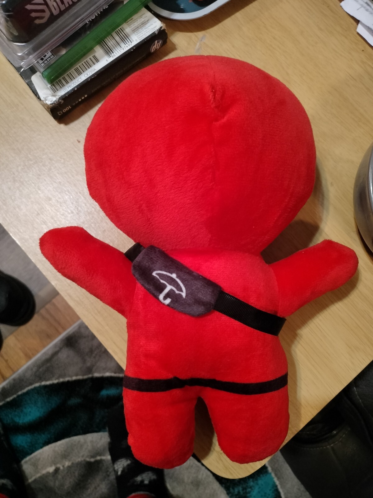 9 Red Plushie Squid Game Ninja Toys Bundle + Arcade Poster - photo 3