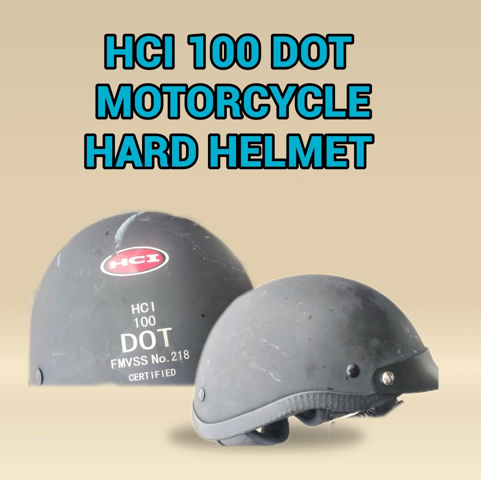 HCI 100 DOT Motorcycle Helmet