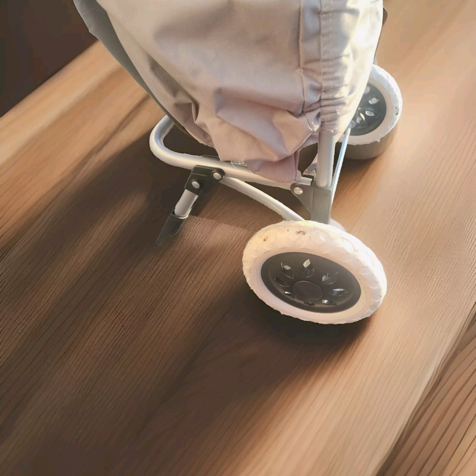 Portable Shopping Dolly Trolley Push Cart - photo 3
