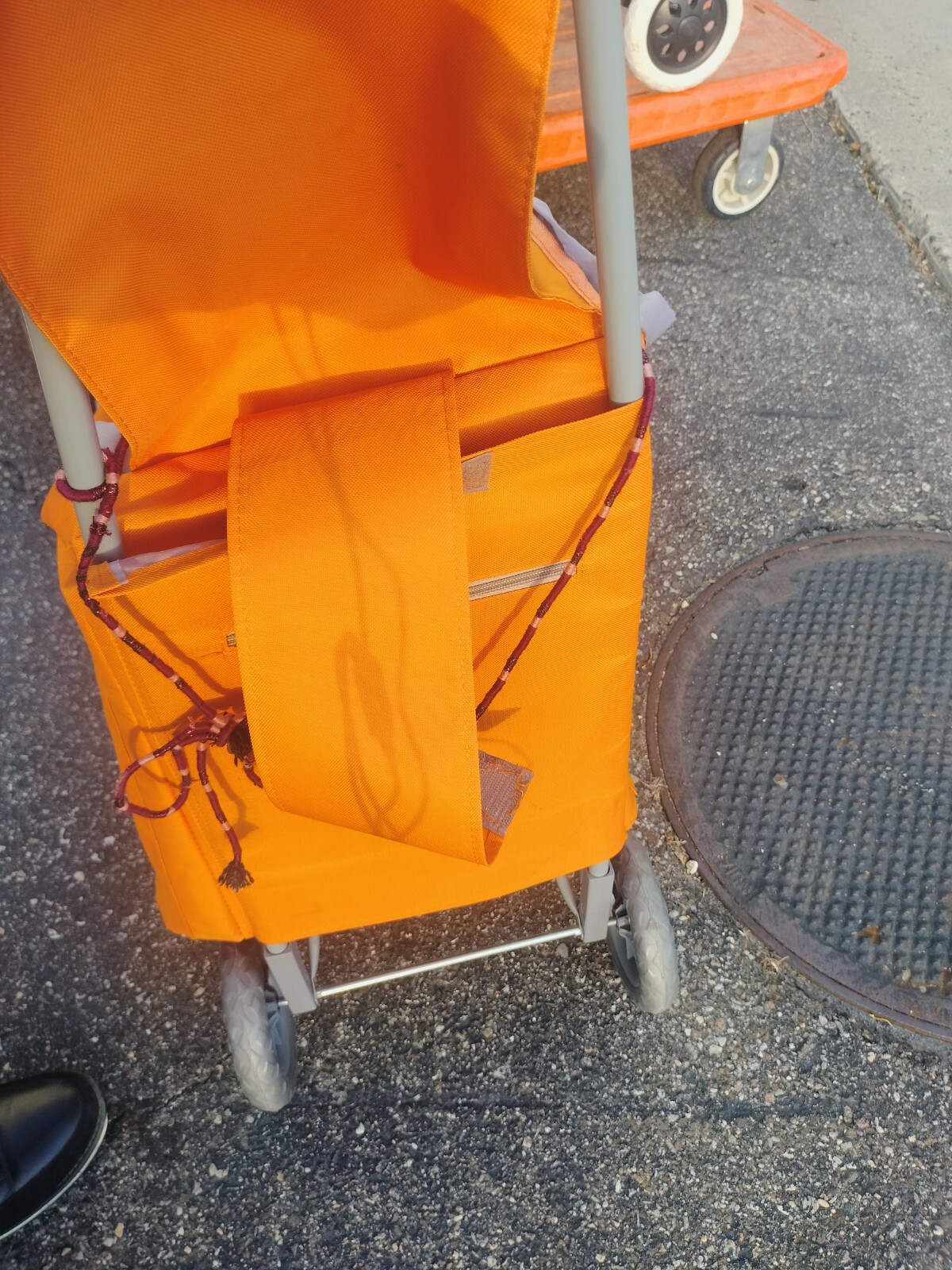Portable Shopping Dolly Trolley Push Cart - photo 4