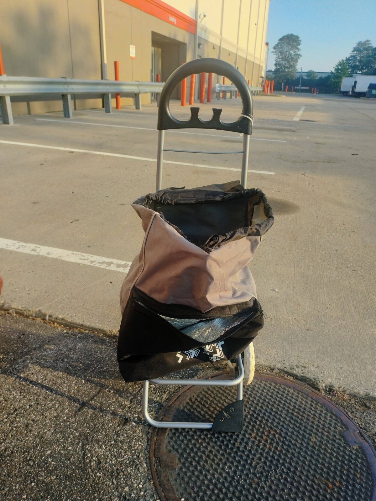Portable Shopping Dolly Trolley Push Cart - photo 5