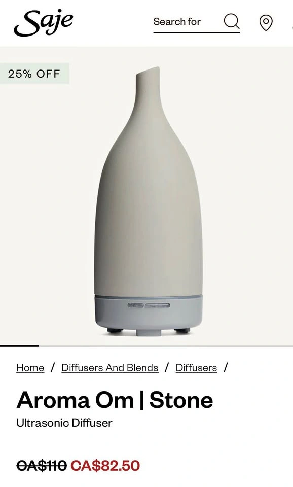 Saje diffuser