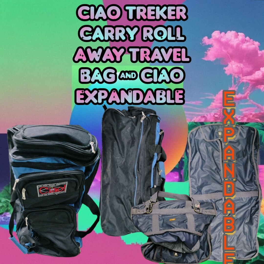 Ciao 🧳 Trekker Luggage Rolling W/Up Handle & Expandable Pre Owne