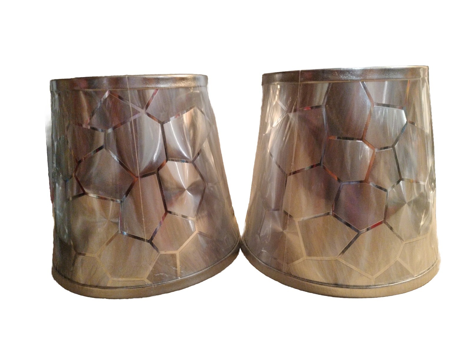 2 Stylish Contemporary Lamps + Gunmetal Lampshades - photo 4