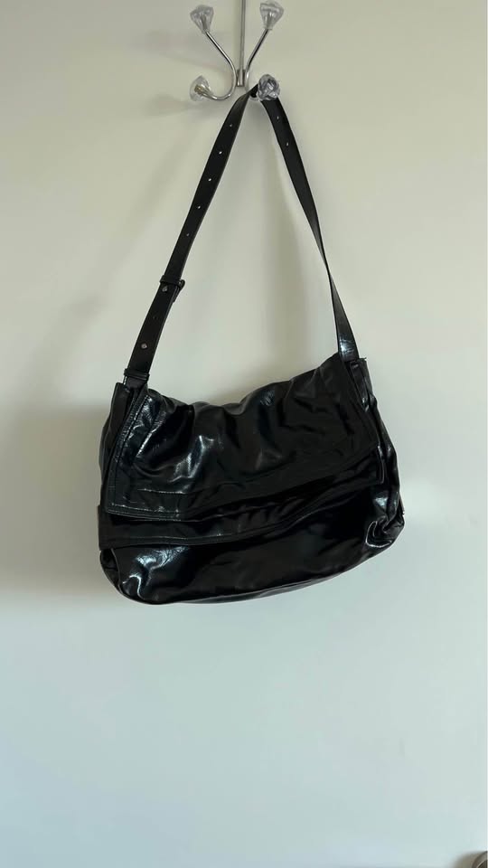 Zara Bag Leather Chain Strap Shoulder Bag Black Flap bag - photo 3