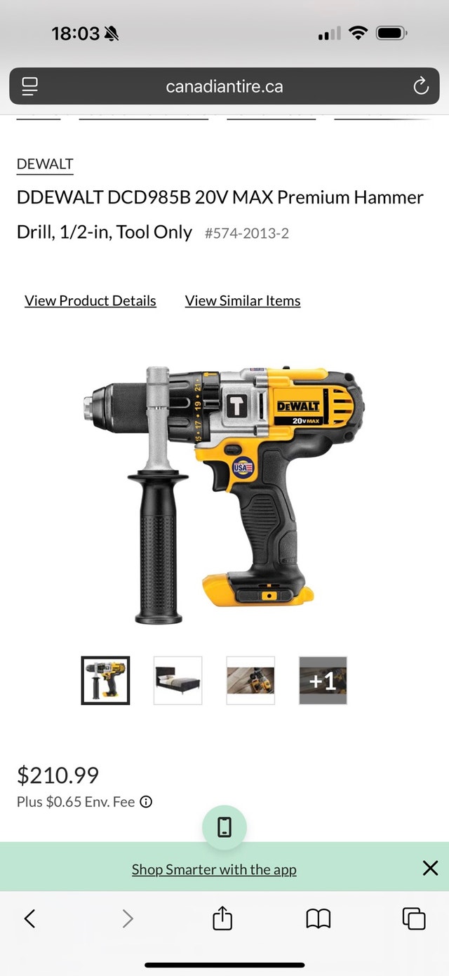 DeWalt DCD985 20V Max Hammer Drill (Tool Only) - photo 2