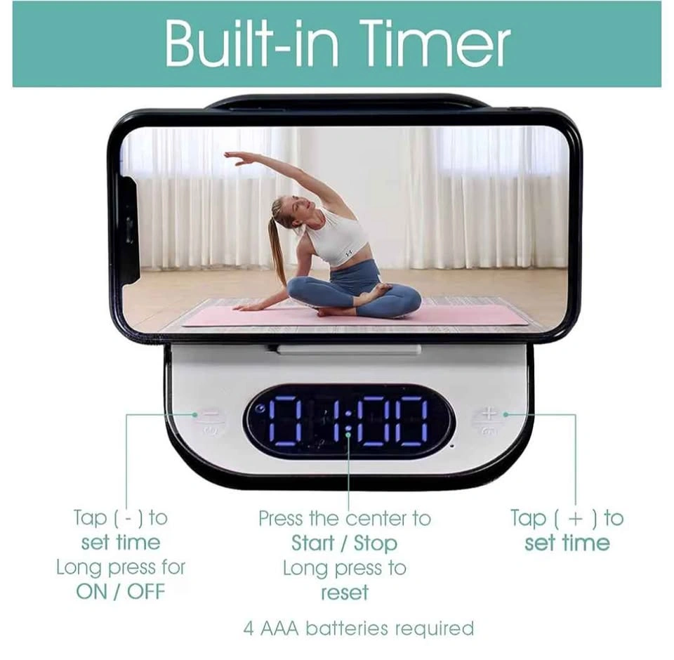 Smart Yoga Mat with Timer & Stand - photo 2