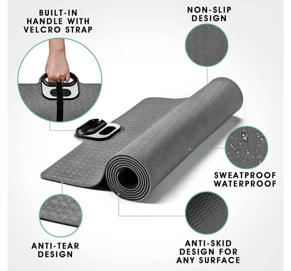 Smart Yoga Mat with Timer & Stand - photo 4