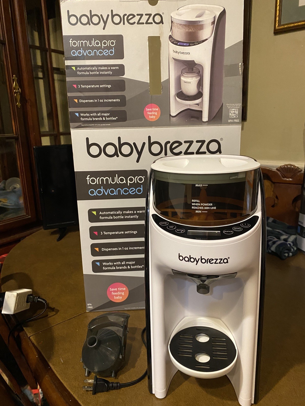 Baby Brezza Formula Pro Advanced - Open Box White/Grey (Used Onc
