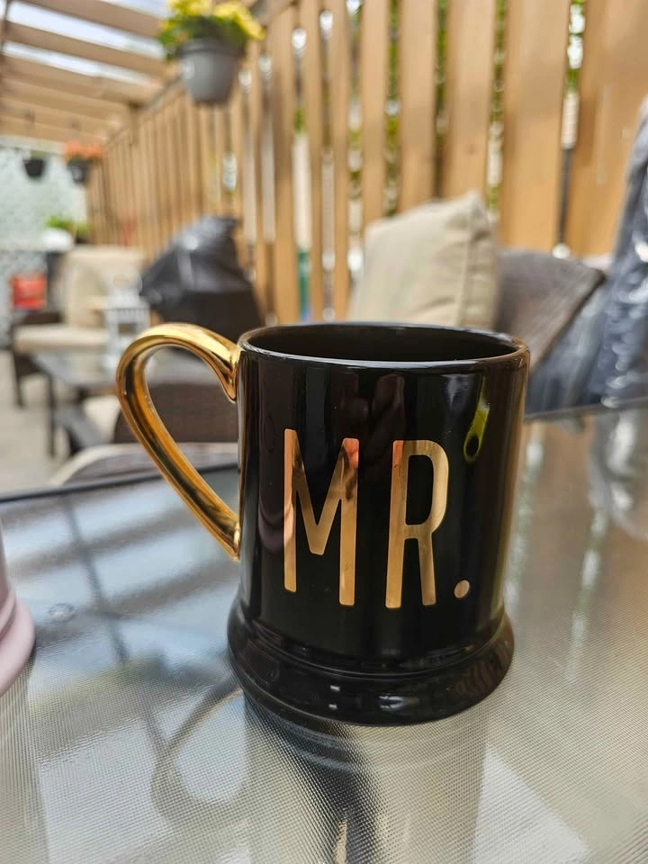 Indigo Mr. & Mrs. Couples Coffee Mugs - photo 2