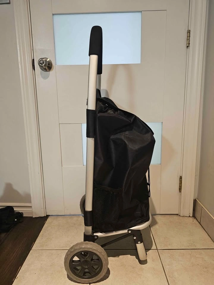 Mainstays Shopping Cart with Aluminum Frame - photo 5