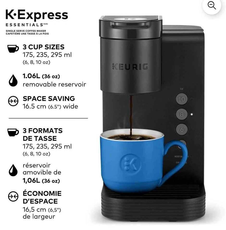 Keurig K-Express Essentials Single Serve Coffee Maker - Black