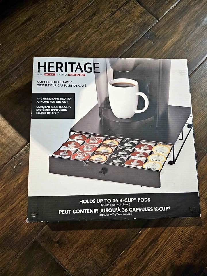 Coffee Pod Drawer - Holds up to 36 Pods