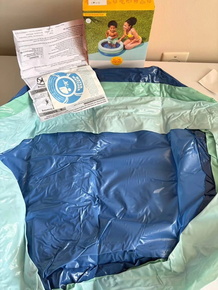 2 Sun Squad 27” Inflatable Mini Pool - New Open Box - photo 2