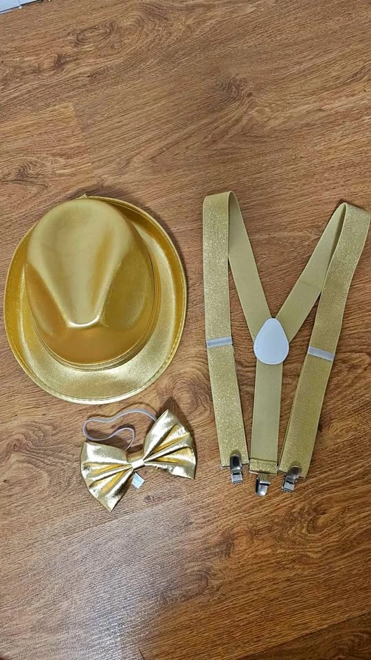 Disco costume gold- NEW (Never used)