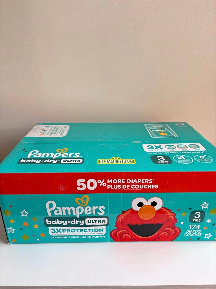 Pampers Baby-Dry Size 3 Diapers (174 Ct)