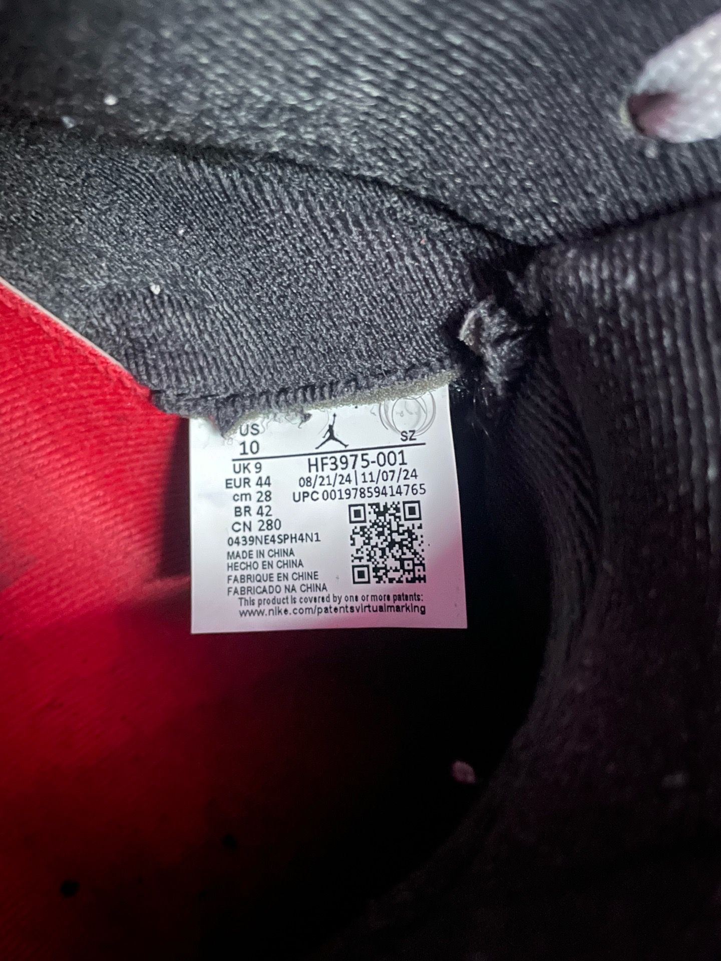 Jordan 5 Black Metallic size 10 - photo 2