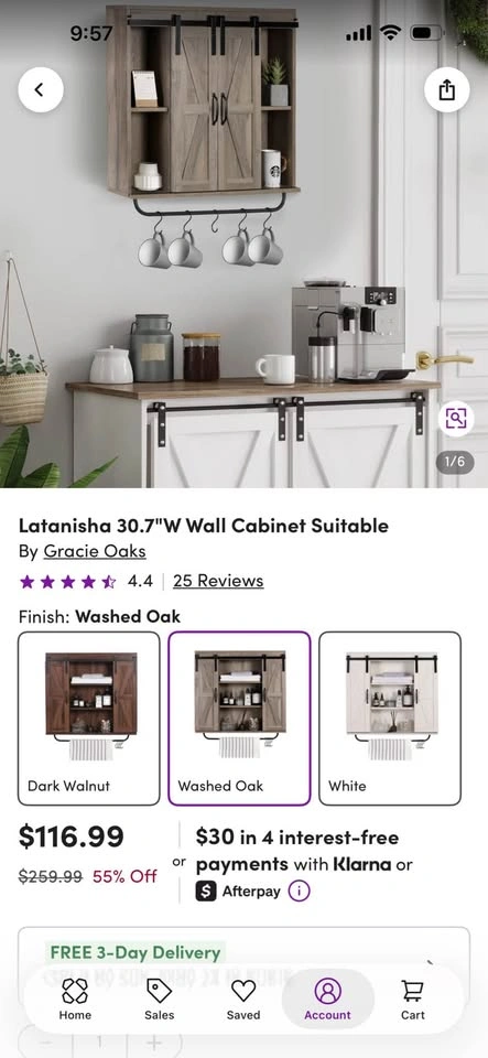 Wall Mounted Bathroom Cabinet - photo 3