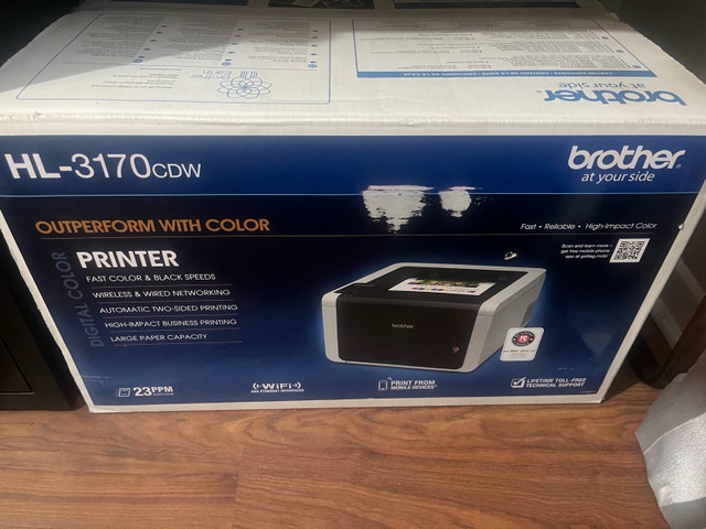 Brand New Brother HL-3170CDW Color Printer