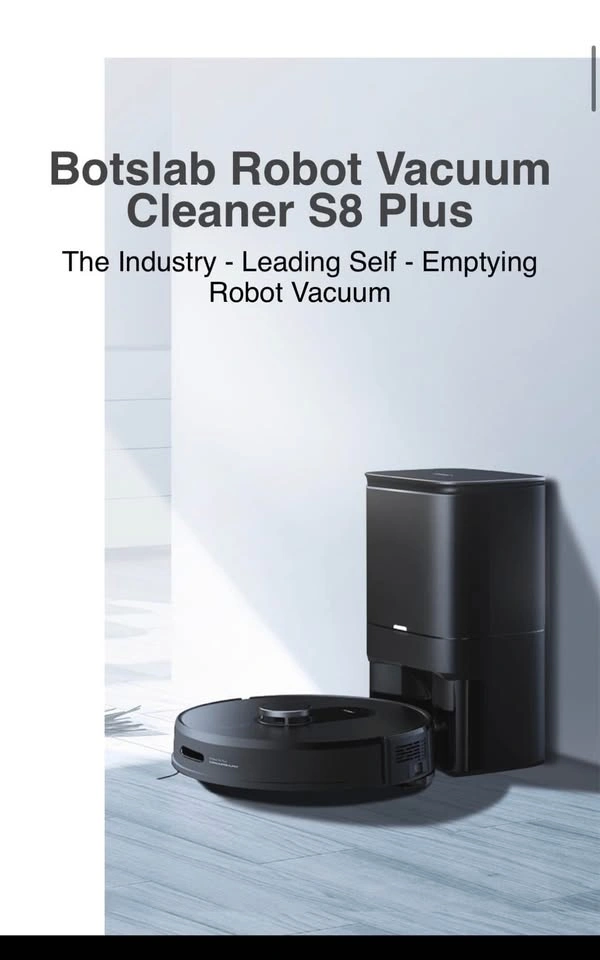BotsLab S8 Plus Robot Vacuum & Mop