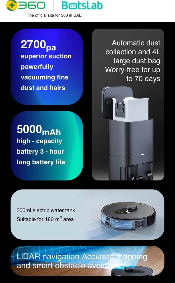 BotsLab S8 Plus Robot Vacuum & Mop - photo 3
