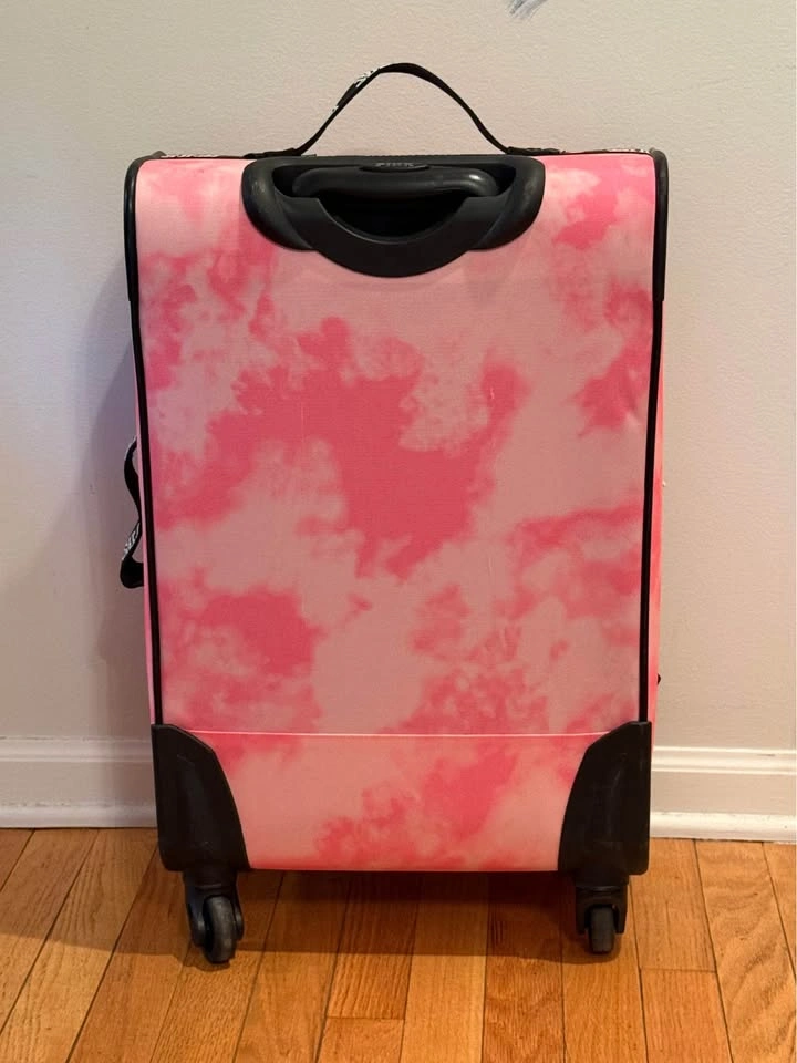Victoria’s Secret Pink Tie-Dye Rolling Luggage Suitcase - photo 4