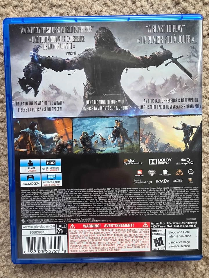 Shadow of Mordor PS4 - photo 2
