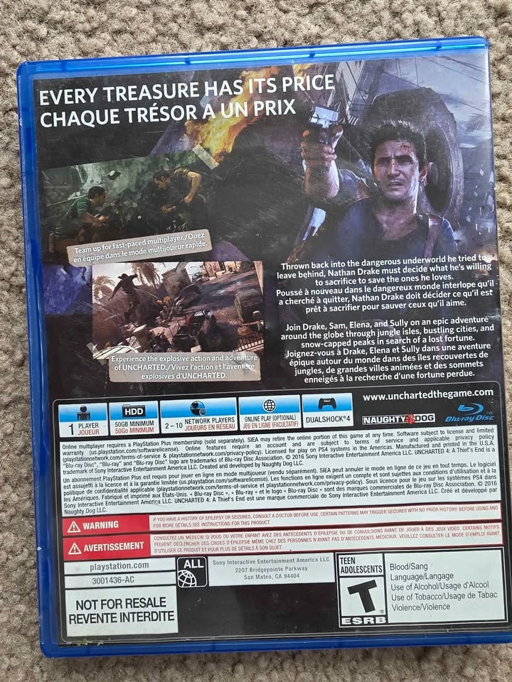 Uncharted 4 PS4 - photo 2