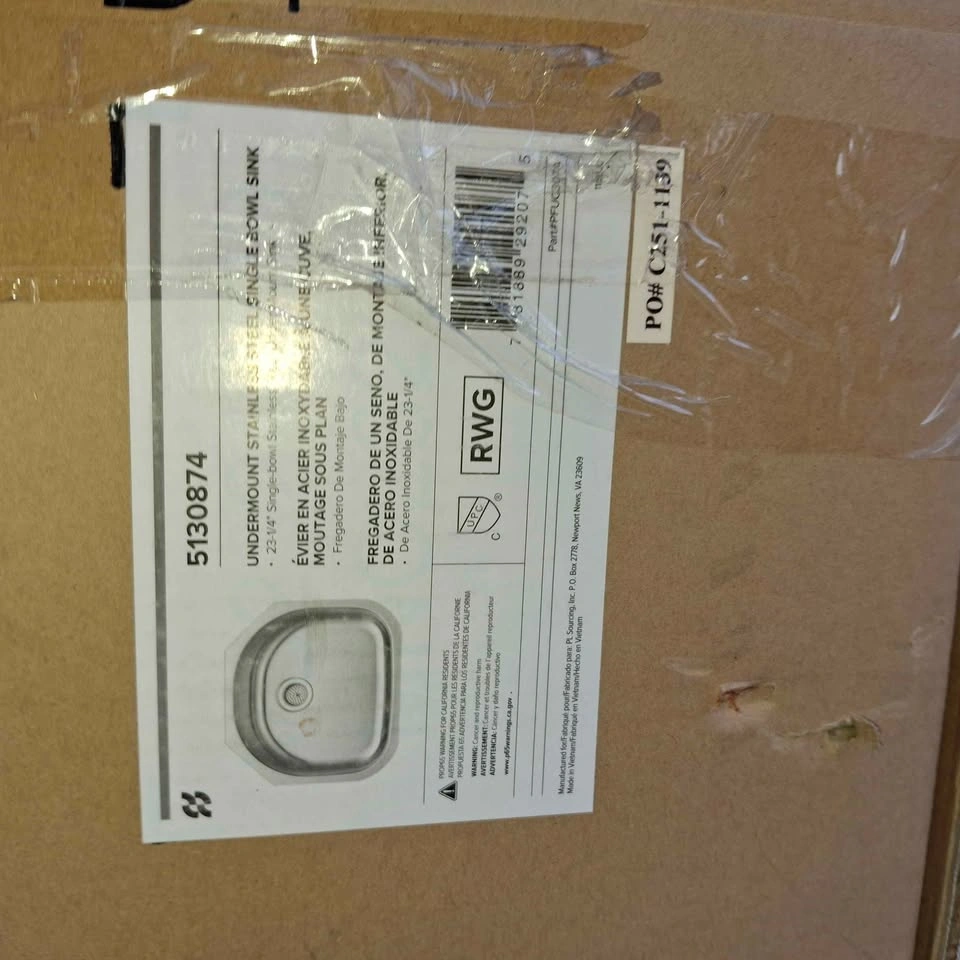 New in box stainless steel undermount sink - photo 2