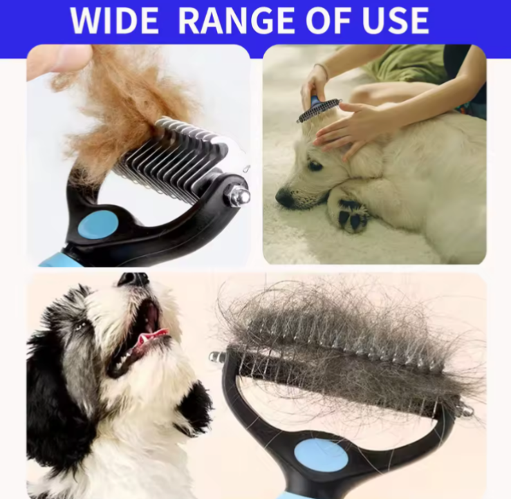 Pet Deshedding Brush for Dogs & Cats - photo 4
