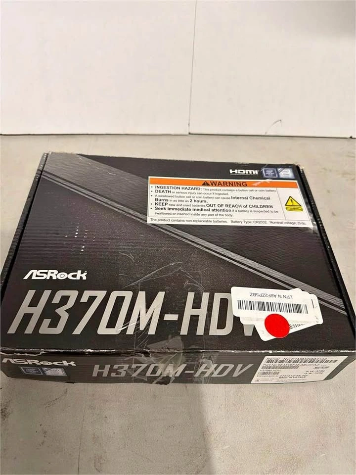 ASRock H370M-HDV LGA1151 Intel H370 DDR4 Micro ATX Motherboard