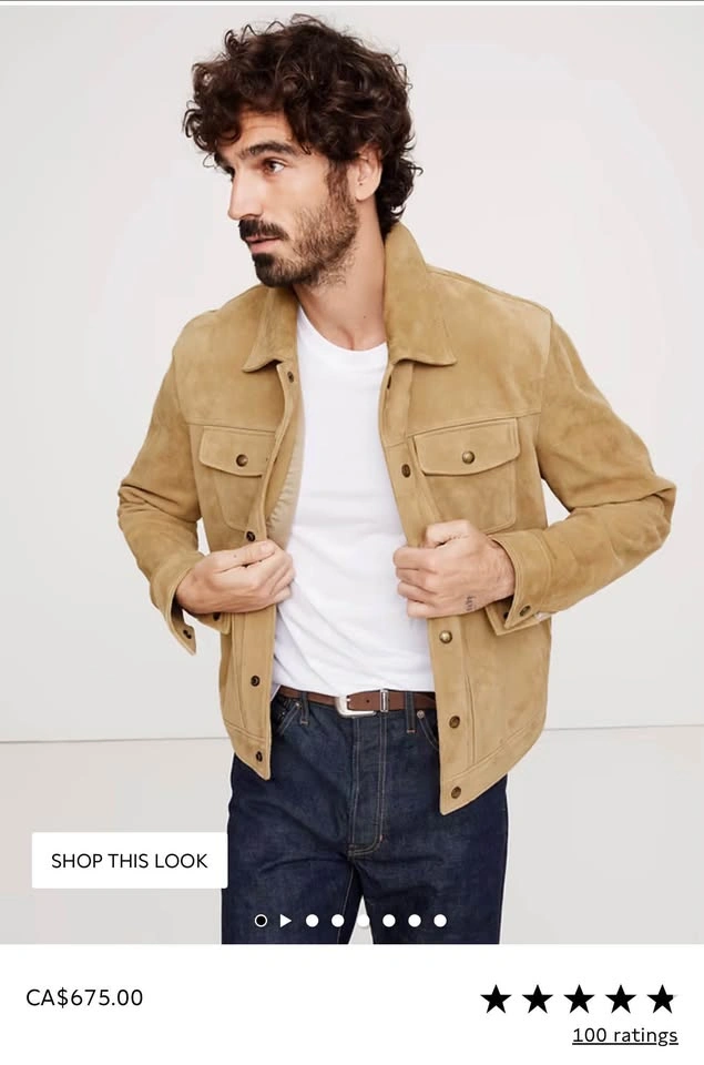 Banana Republic Suede Jacket - Small - photo 2
