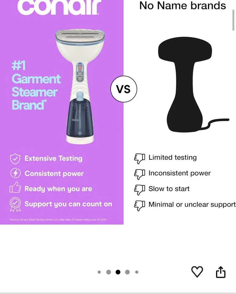 Conair Handheld Garment Steamer - photo 3