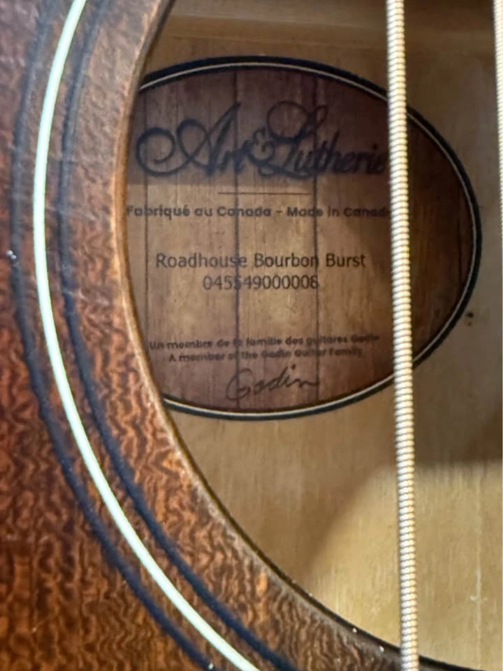 Art & Lutherie Roadhouse Bourbon Burst Acoustic Guitar - photo 2