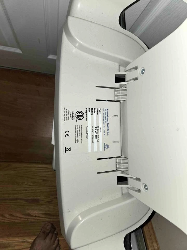 ThyssenKrupp Levant Stair Lift - Like New, Installed 2021