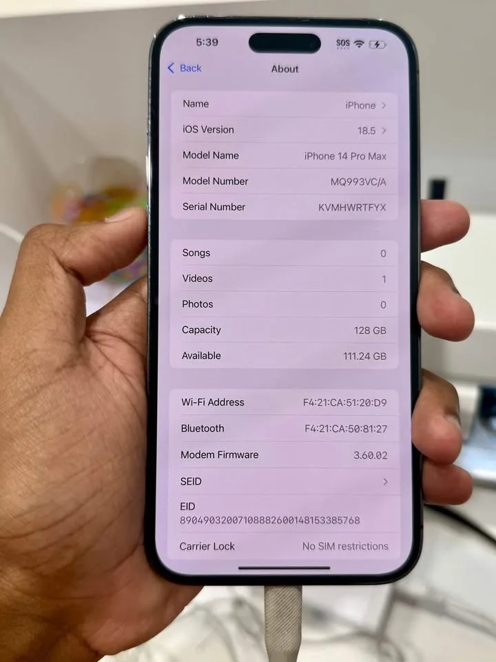 iPhone 14 PRO MAX image indicator(6)