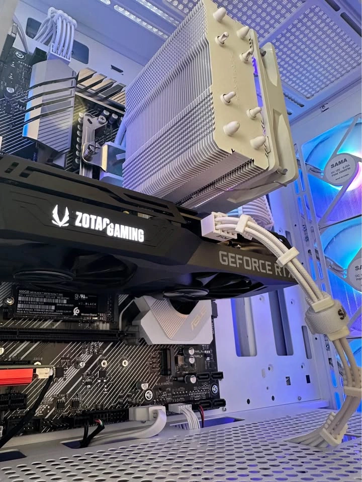 CUSTOM WHITE GAMING PC - RTX 3060Ti + Ryzen 5 3600 - photo 3