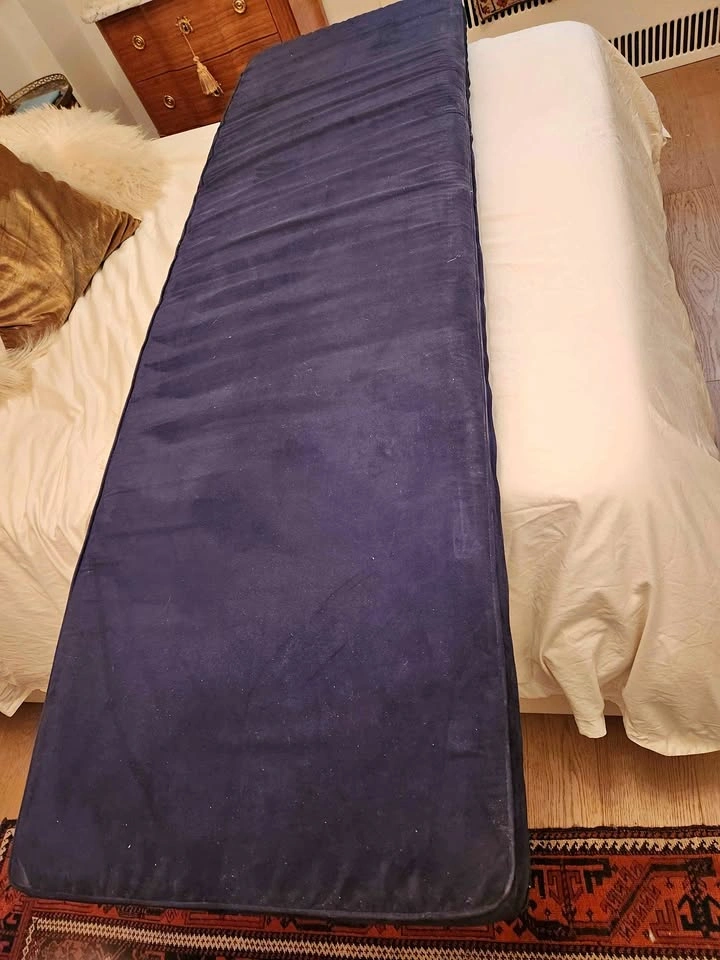 Blue cushion 78in × 23in × 3in