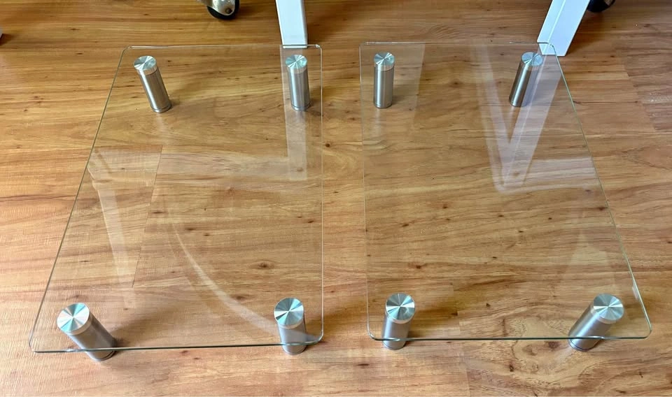 Heavy-Duty Glass Audio Component / Speaker Isolation Platforms (