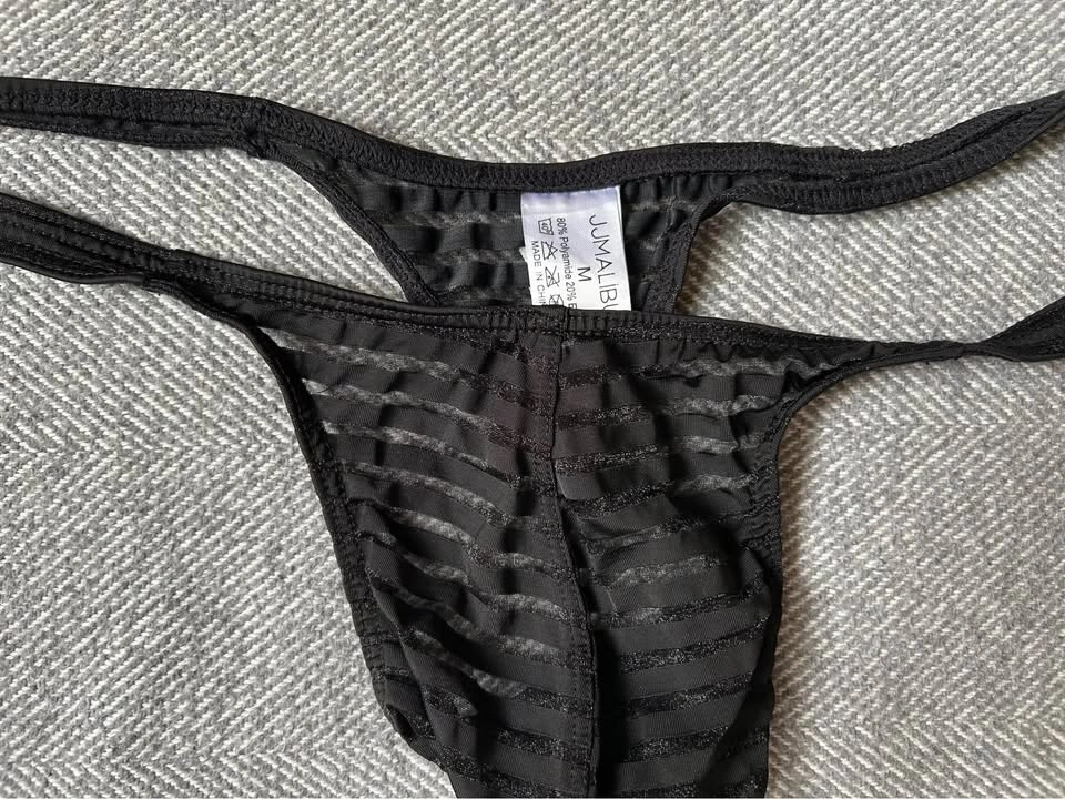 JJ Malibu Black Mesh Thong - photo 2