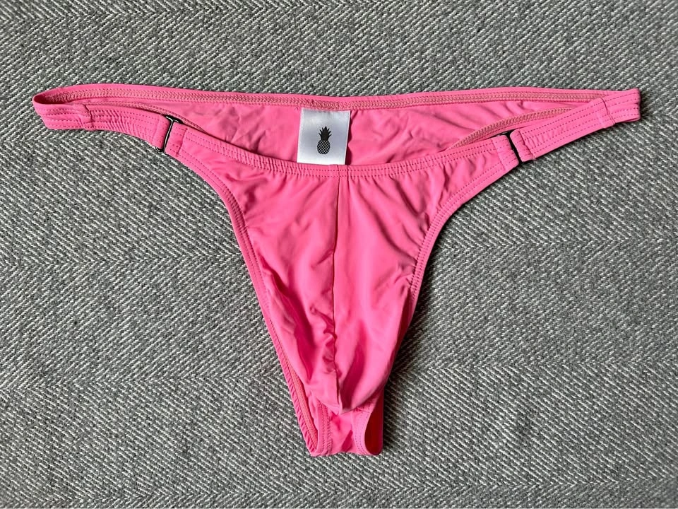 JJ Malibu Men’s Pink Cheeky Swim Brief