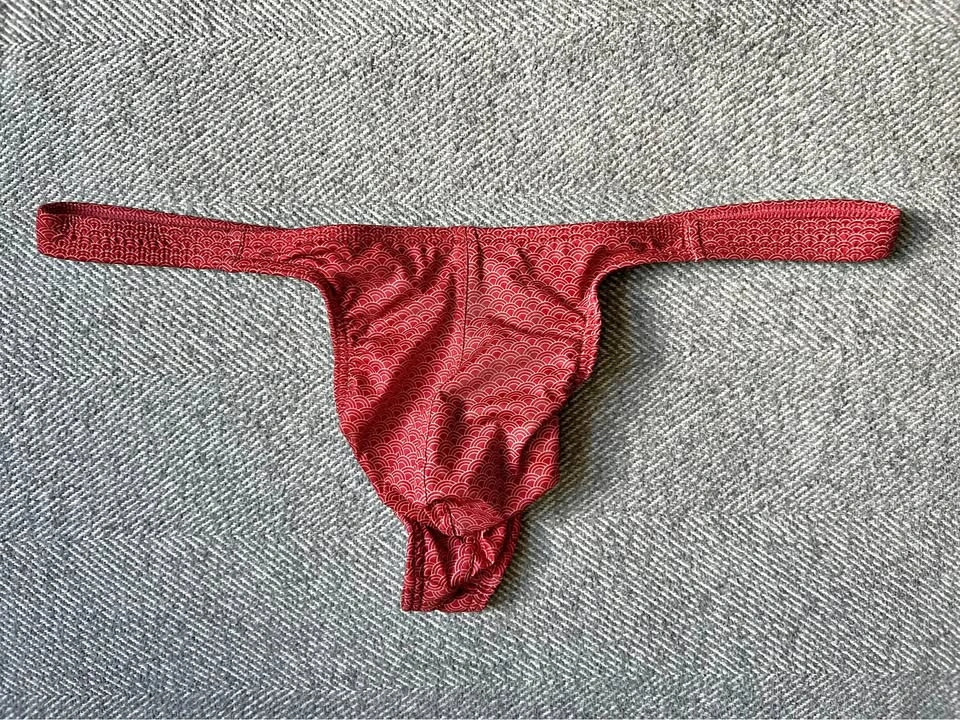 JJ Malibu Men’s Red Wave Thong