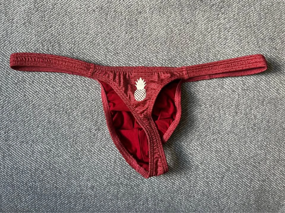JJ Malibu Men’s Red Wave Thong - photo 2