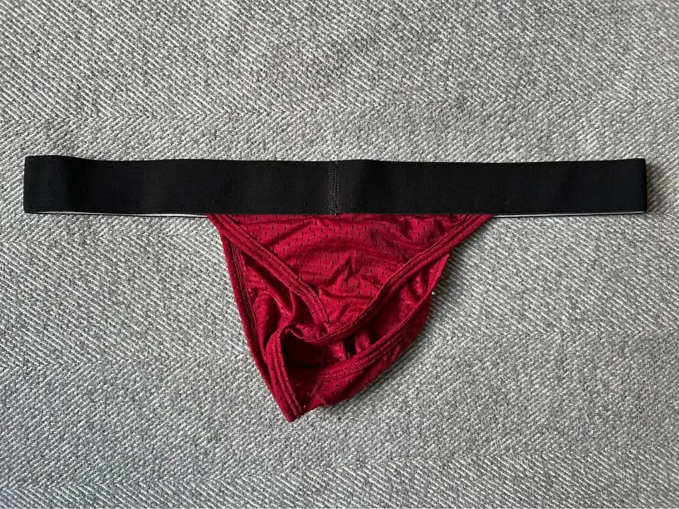 JJ Malibu Men’s Red Mesh Thong - photo 2