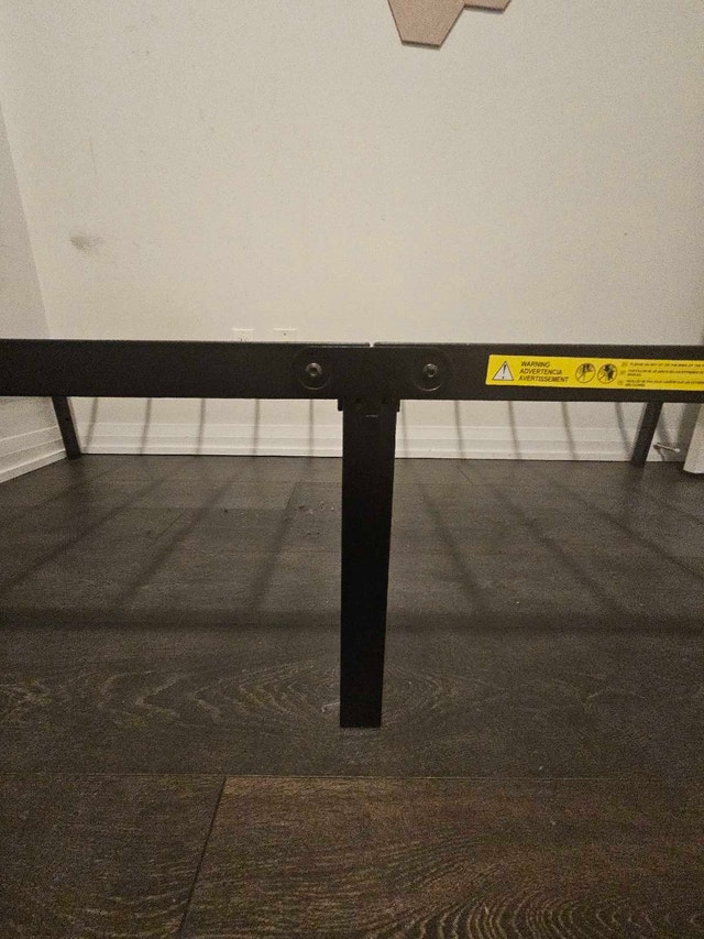 Queen Metal Bed Frame - Black - photo 2
