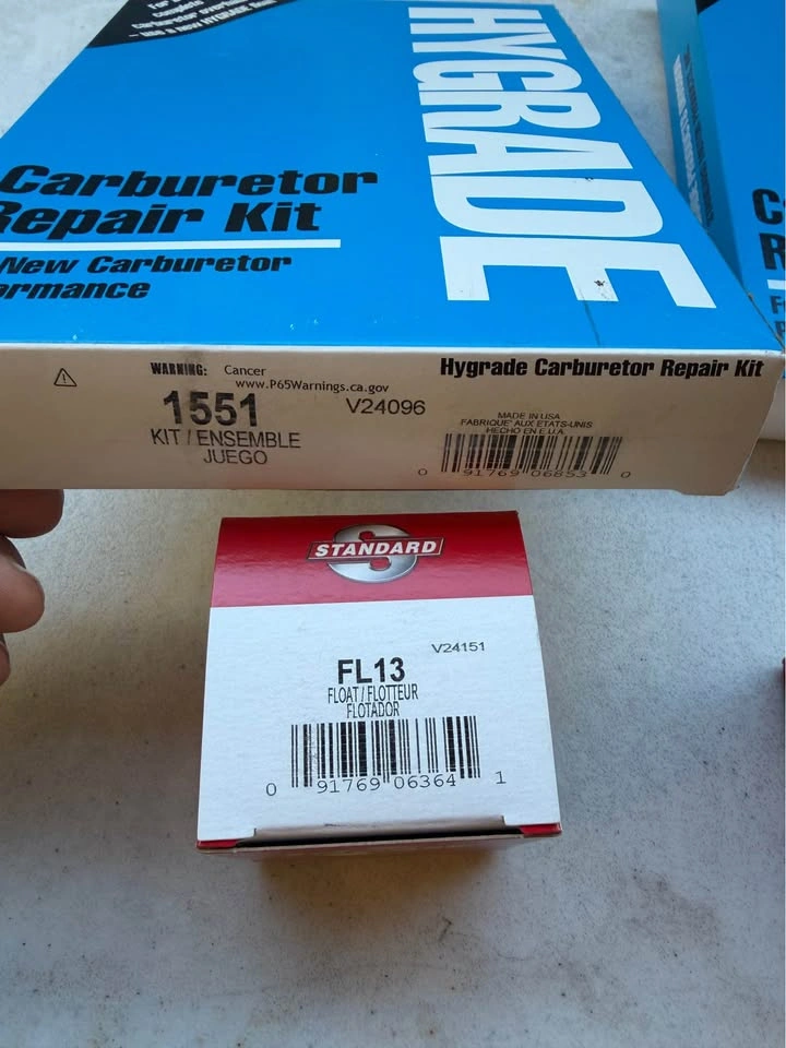 Ford 2BBL Carb Rebuild Kit & Floats - photo 2