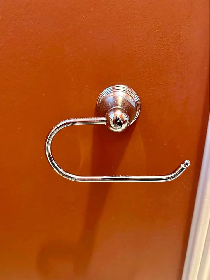 Chrome Soap, Towel, and Toilet Paper Holders